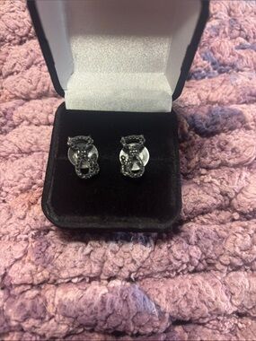 kate spade Black Car Stud Earrings